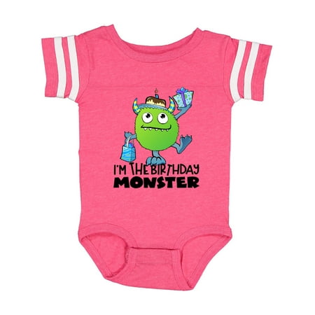 

Inktastic I m the Birthday Monster- Green Gift Baby Boy or Baby Girl Bodysuit