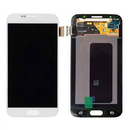 Replacement LCD Screen + Digitizer (Pre-Assembled) for Samsung Galaxy S6 Edge (White)