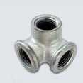 thumbnail image 2 of 3 Way 1/2 " -2" Galvanized Pipe Fitting Malleable Iron Side Outlet Elbow Industrial Cast Iron Tee Pipe fittings, 2 of 2