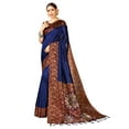 thumbnail image 3 of Pack of Two Sarees for Women Mysore Art Silk Printed Indian Wedding Sari || Diwali Gift Saree Combo, 3 of 3