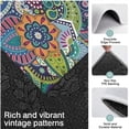 thumbnail image 3 of Blue Pioneer Flower and Paisley Pattern Kitchen Rugs Sets Of 3,Kitchen Runner Rugs Non Skid Washable,Decorative Kitchen Floor Mats for Kitchen,Sink,Laundry,17"x30"+ 17"x47" + 17"x59", 3 of 6