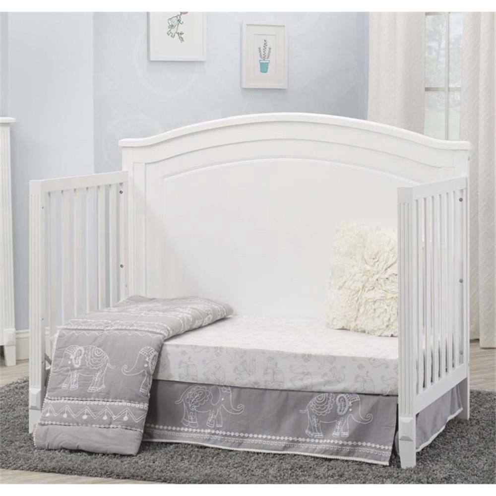 Sorelle Berkley Round Top 4 in 1 Crib - White