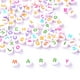 thumbnail image 4 of 100 Uds. Cuentas de letras de alfabeto Multicolor, cuentas acrílicas redondas de 4*7mm, accesorios de joyería DIY, 4 of 4