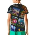 thumbnail image 2 of Roblox T-shirt pour Enfants Manches Courtes Col Rond Garçons Filles 3D Dessin Animé Chemises Décontractées, 2 of 6