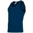 thumbnail image 2 of Augusta 3XL Poly/Cotton Athletic Tank Navy 180, 2 of 2