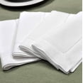 thumbnail image 3 of Servilletas De Lino De 20 X 20 Pulgadas Servilletas De Tela Blanca Juego De 4 Servilletas De Cena Servilletas De Lino Blancas Lavables Servilletas De Tela Servilletas De Tela Para Mesa, 3 of 5