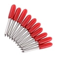 thumbnail image 1 of 10 Pcs Lame en Carbure Cimentée pour Couper 30 45 60 Degrés, Haute Précision, Lames Standard, Capuchons Rouges, Rangement Facile avec Diamètre d'Arbre de 2mm, 1 of 7