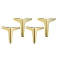 thumbnail image 2 of 4 Metal Legs Sofa feet 13cm Golden, 2 of 6