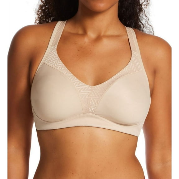 Women's Playtex US4699 18 Hour Bounce Control Wirefree Bra (Taupe 36DD)