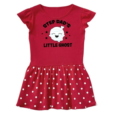 

Inktastic Cute Step Dad s Little Ghost with Stars Gift Baby Girl Dress