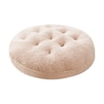 thumbnail image 2 of Cojín redondo lavable para suelo kusrkot Cojín de suelo 15,5 pulgadas beige, 2 of 8