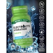 Electrolyte Tablets | No Sugar | 90 Count | Hydration Supplement | With Minerals | by Natures Truth
