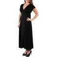 thumbnail image 2 of Women's Plus Faux Wrap Maxi Dress, 2 of 3