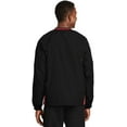 thumbnail image 3 of Sport-Tek ®  Tipped V-Neck Raglan Wind Shirt. Jst62 2Xl Black/ True Red, 3 of 4
