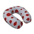 thumbnail image 2 of KLL Ladybug Pattern Memory Foam Cervical Neck Pillow Versatile U-Shaped Pillows for Home/Office/Camping/Travelling/Soft Washable Cover, 2 of 8
