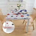 thumbnail image 2 of BANET Square Tablecloth Water Resistant Table Cover Tablecloth white, 2 of 7