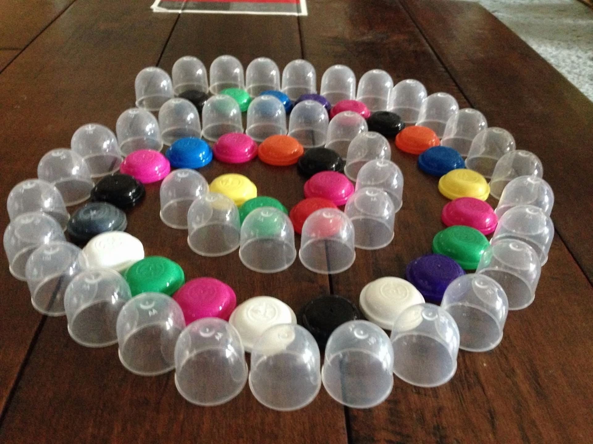 CRESTIN- 200 Empty Bulk Vending Capsules 1.1 Gumball Machine Toys Acorn Carnival Fun 1