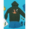 thumbnail image 3 of Kangaroo Making Bubbles Hoodie Juniors -Image by Shutterstock,  Small, 3 of 4
