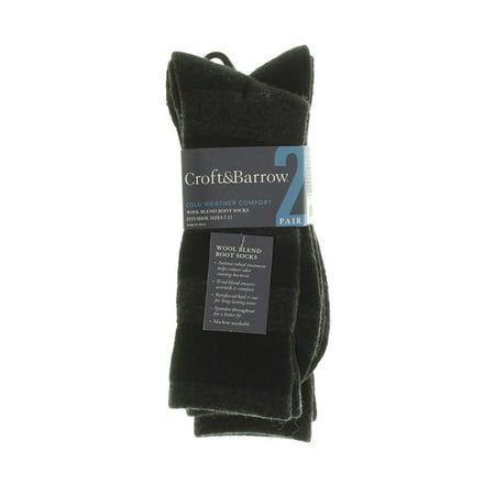 Croft & Barrow Wool Blend Boot Socks Cold Weather Comfort 2