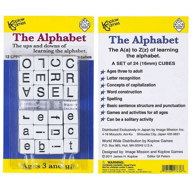 ALPHABET DICE GAME