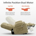 thumbnail image 5 of MCombo 22.4" Seat Width Lay Flat Dual Motor Power Recliner Lift Chair with Vibration and Heat, Infinite Position, 5 of 10
