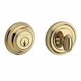 thumbnail image 4 of Baldwin Reserve SCTRD112S Single Cylinder Traditional Round Deadbolt with 6AL Latch; Dual Strike; and SmartKey Venetian Bronze Finish, 4 of 5