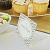 Angled Sign Holders, 2.37" x 1.5", 10pk, Clear