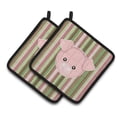 thumbnail image 1 of Carolines Treasures BB6930PTHD Cochon Face Paire de Porte-Pots, 1 of 3
