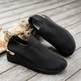 thumbnail image 5 of Women's Platform Walking Shoes Lace Up Sneakers Breathable Upper Lightweight Casual Footwear Comfortable Thick Sole Perfect for Work Travel and Casual Occasions Black 39, 5 of 7