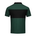 thumbnail image 3 of WAVSUF Men Lapel polo Shirt Soft Pique Polos for Mens Button T-Shirt Army Green Size XL, 3 of 4