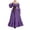Purple, variant on Wedding Guest Dresses for Women Renaissance Corset Maxi Dress Off Shoulder Puff Sleeve Gothic Costume Dress