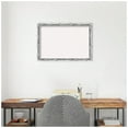thumbnail image 7 of Amanti Art White Cork Board Framed Scratched Wave Chrome Bulletin Board 26 in. x 18 in., 7 of 7
