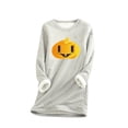 thumbnail image 2 of Hauts pour Femmes Style Décontracté d'Hiver Mode sous-Vêtements Chauds en Peluche Manches Longues Col Rond Haut Automne pour Femmes 2023 Tendance en Liquidation, 2 of 4