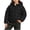 Black, variant on BLVB Hooded Puffer Jackets for Boys Girls Lightweight Packable Zip up Fall Winter Coat Warm Comfy Outerwear(White,2-3 Years)
