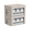 Beige, variant on Clothes Storage Bins Box -Foldable Stackable Container Organizer Set with Clear Window & Carry Handles & Metal Frame - Large Capacity