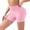 Pink, variant on IWRICH Women's Workout Impact Shorts Scrunch Lifting Gym Seamless Booty Biker Shorts High Waisted Tummy Control Yoga Shorts Pink XL