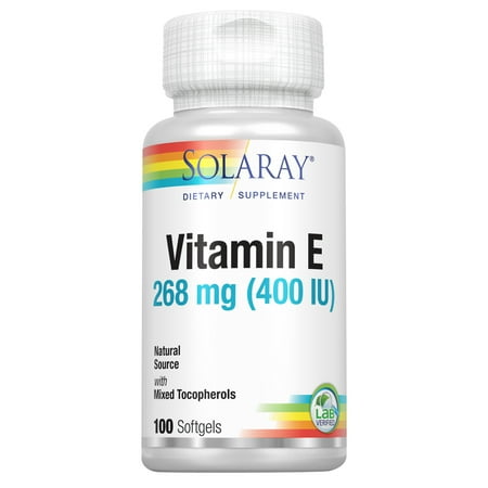 Customer Favorite Solaray Vitamin E D Alpha Tocopherol 268mg 400 Iu Heart Skin Health Antioxidant Activity Support 100ct Accuweather Shop