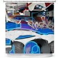 thumbnail image 1 of Shower Curtains 70" x 84" from DiaNoche Designs by Martin Taylor - Graffiti 6, 1 of 1