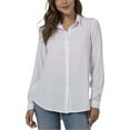 thumbnail image 2 of Clothing 2025 Super Soft Wrinkle Free Button Down Shirts for Women Formal Work Dress Blouses Tops Womens Button Down Shirts Boyfriend Long Sleeve Oversized Blouses Tops, 2 of 5
