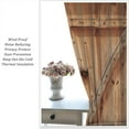 thumbnail image 5 of Barn Door Curtains, Wooden Rustic Village Farmhouse Western Country Farm Retro Woods Vintage Print Pattern Window Drapes for Living Room Bedroom Drape 2 Panel Set,52x84 Inch, 5 of 6