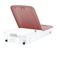 Bella Storage Solution 68 Quart Underbed Locking Hinged Lid w 360
