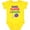 Yellow, variant on Inktastic Future Padel Player in Training Girls Baby Bodysuit