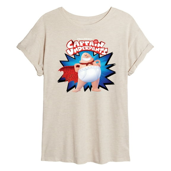 Captain Underpants - C. Underpants Original Logo - Women's Oversized T-Shirt