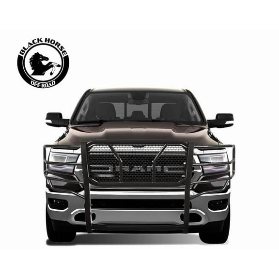 Black Horse Off Road Rugged Heavy Duty Grille Guard Black Steel Ru Dora09 B Fits select: 2019-2020 RAM 1500 CLASSIC TRADESMAN, 2013-2014 RAM 1500 ST