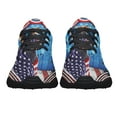 thumbnail image 5 of Happy 4th Of July Yorkie Yorkshire Terrier Patriotic Dog American flag Shoes Sneakers Black Size 8.5, 5 of 7
