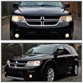 thumbnail image 2 of Spec-D Tuning Chrome Headlights Compatible with 2009-2020 Dodge Journey, Left + Right Pair Headlamps Assembly, 2 of 6