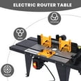 thumbnail image 4 of Router Table, Electric Router Table for Woodworking, Compact Benchtop Table with Heavy-Duty Aluminum Construction, Craftsman Table for Precision Cutting, 4 of 10