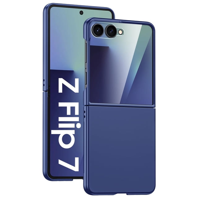 Funda GooseBox para Samsung Galaxy Z Flip 7, delgada, azul, a prueba de golpes