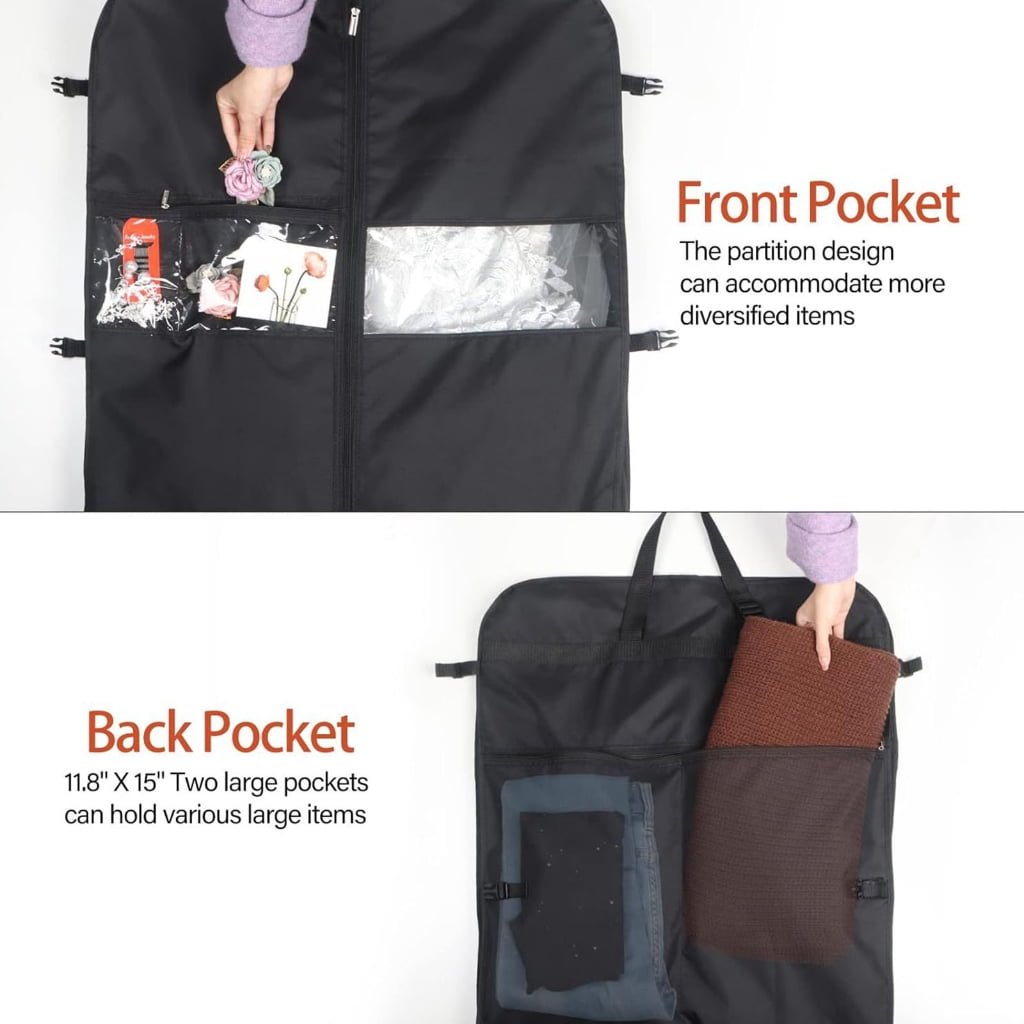 Oversized Garment Storage Bag for Long Dresses Hanging Clothes Cover