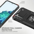 thumbnail image 2 of SOATUTO For Samsung S22 6.1 inch Phone Case Military Grade Drop Rugged Cover Anti-Scratch Protective 360° Rotate Kickstand Sturdy Shockproof Phone Case Cover For Samsung Galaxy S22 - Black, 2 of 7